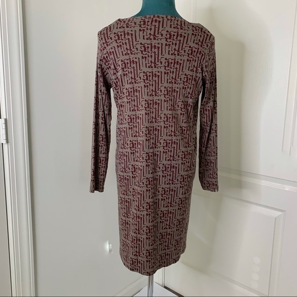 The Territory Ahead Dress Large Cotton Long Sleeve MIDI Casual - Picture 8 of 8